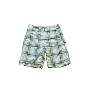 Columbia Swim Trunks Mens Size 32 Plaid Board Shorts Bathing Suit Swim Beach